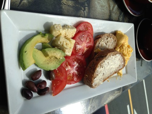 Deb had the healthy option